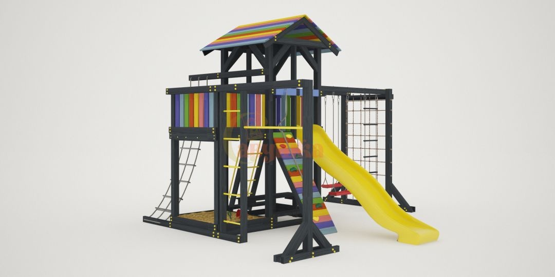 Детская площадка Савушка 3 BLACK